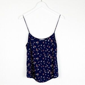 Reformation Atticus spaghetti strap blue floral camisole tank top size medium M